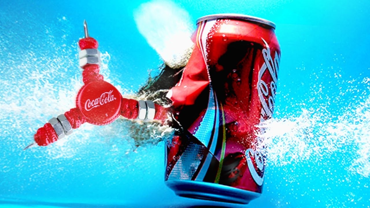 Fidget spinner con tapones de Coca cola!! como hacer un spinner casero (paso a paso)