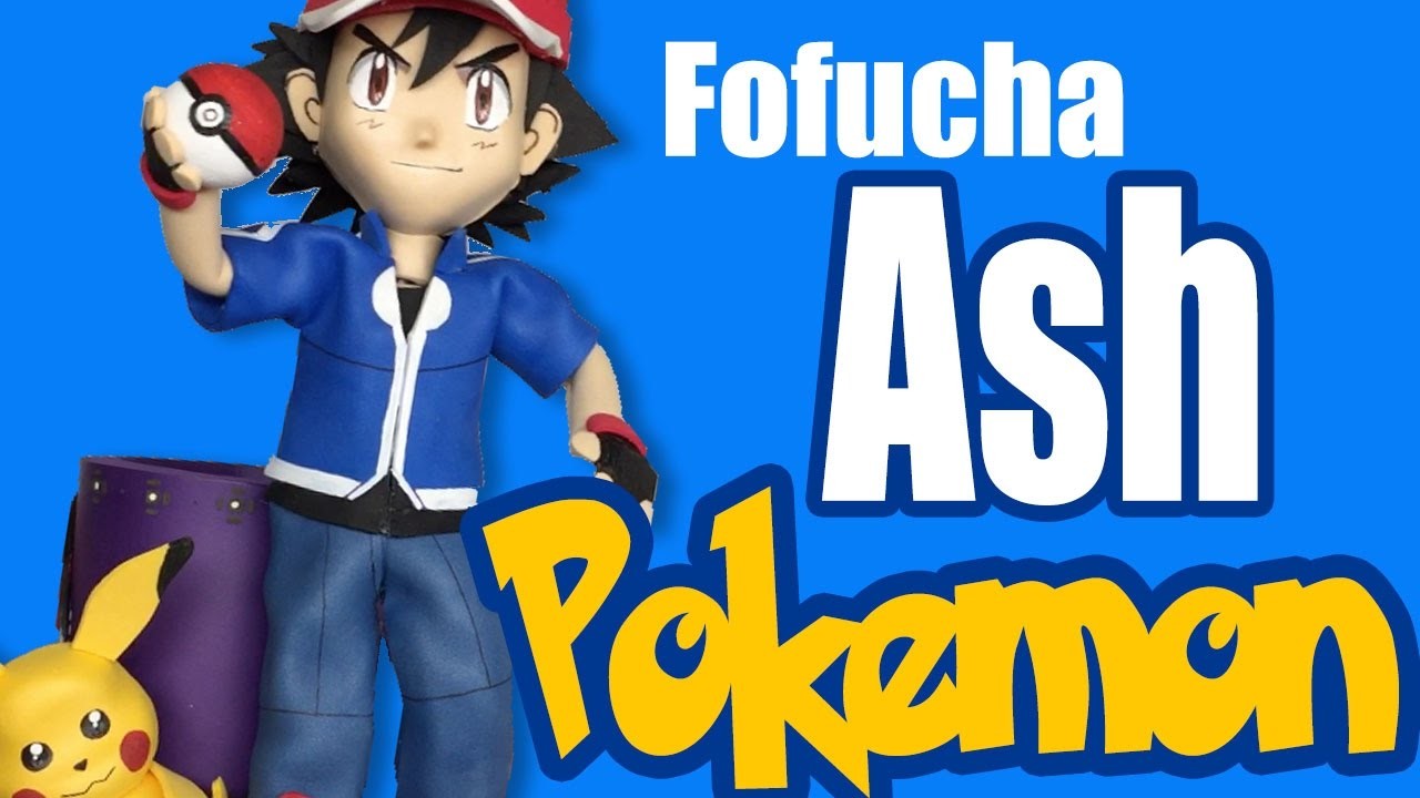 Fofucha fofupluma Ash Ketchum en foami (Pokemon)
