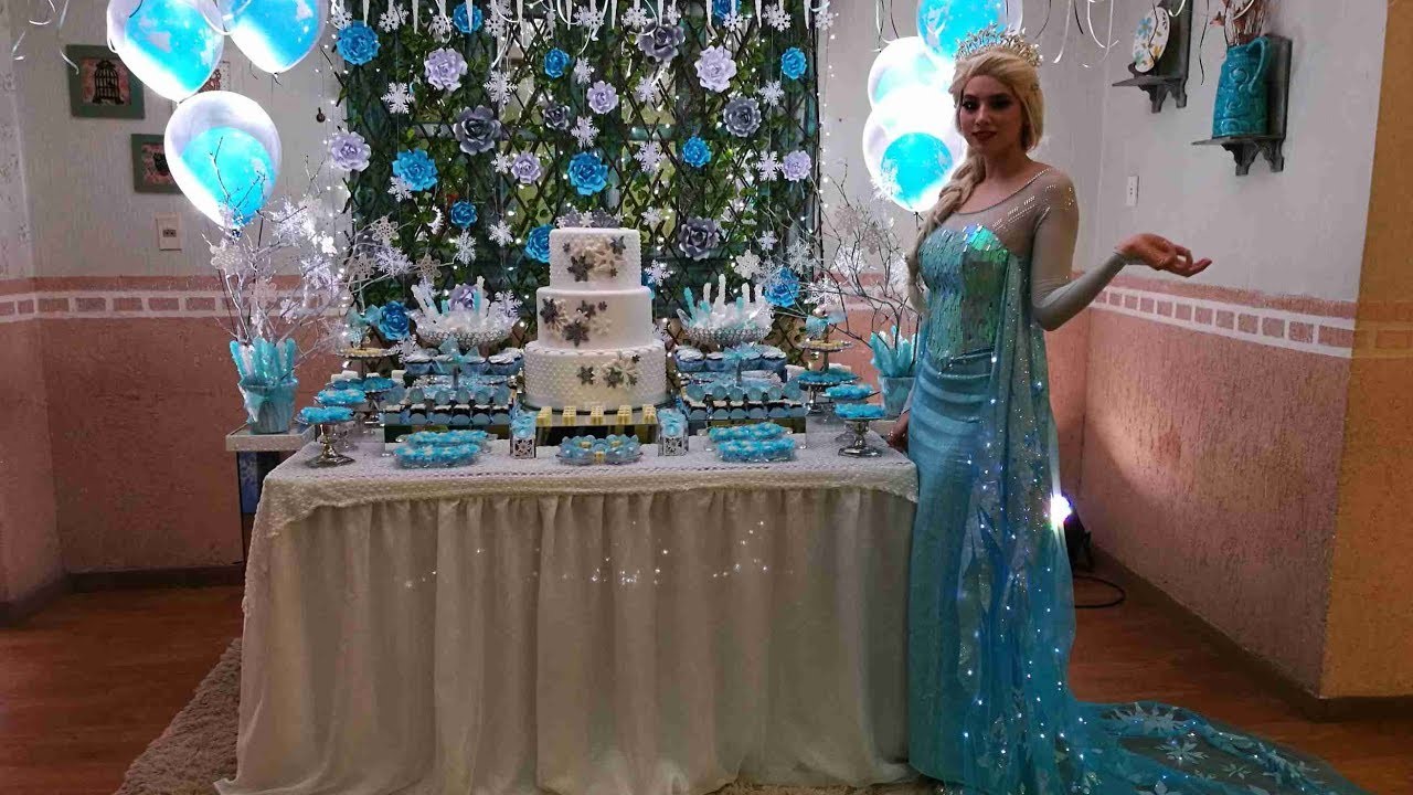 Frozen Party, Fiesta temática de Frozen con Elsa
