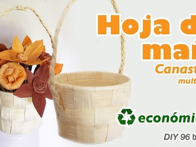 Hoja de maiz canasta 96