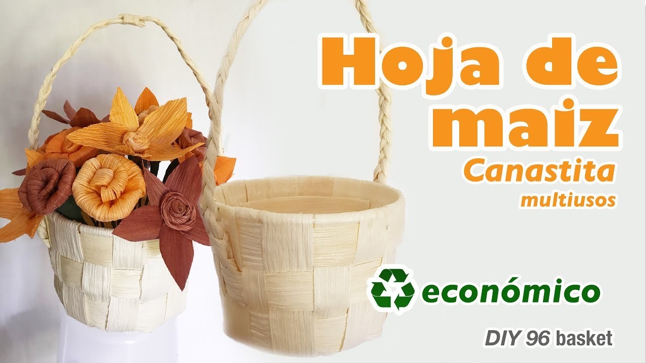 Hoja de maiz canasta 96
