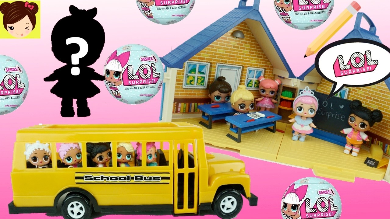 Muñecas L.O.L Sorpresa en la Escuelita de Playmobil - Bebes que Hacen Pipi, Escupen y Lloran