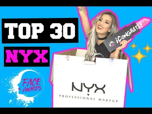 NYX FACE AWARDS COLOMBIA. UNBOXING TOP 30