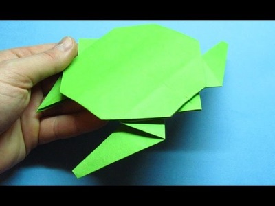 Como hacer una TORTUGA DE PAPEL | Animales de papel paso a paso (Muy fácil)