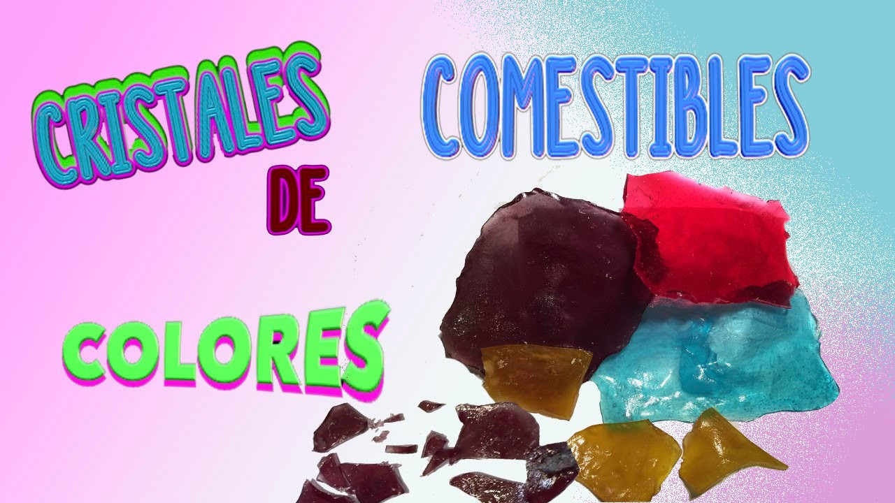CRISTALES DE COLORES COMESTIBLES