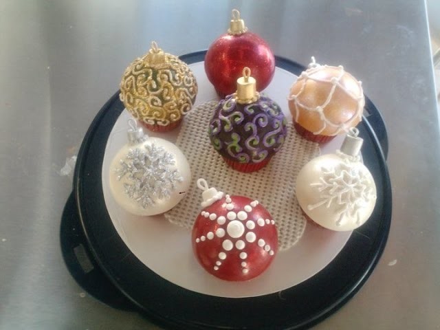 Cupcakes tipo esfera