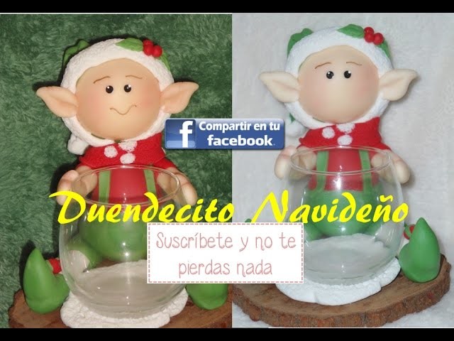 Duendecito navideño en porcelana fría (8*12*2016)