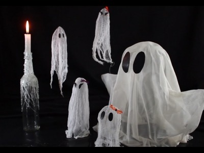 Fantasmas Flotantes Mágicos de Tela para Halloween!! ♥ ♥ ♥