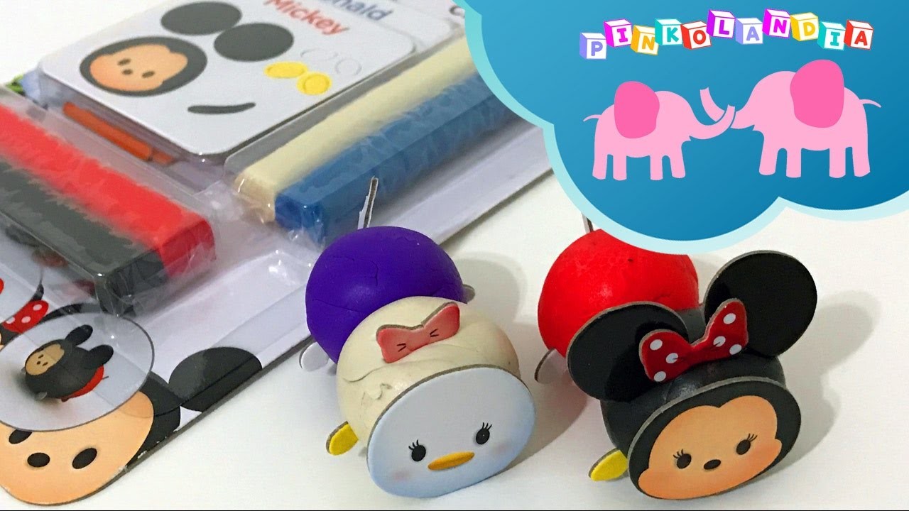 HACIENDO TSUM TSUM DE PLASTILINA | TSUM TSUM MINNIE Y DAISY DE DISNEY