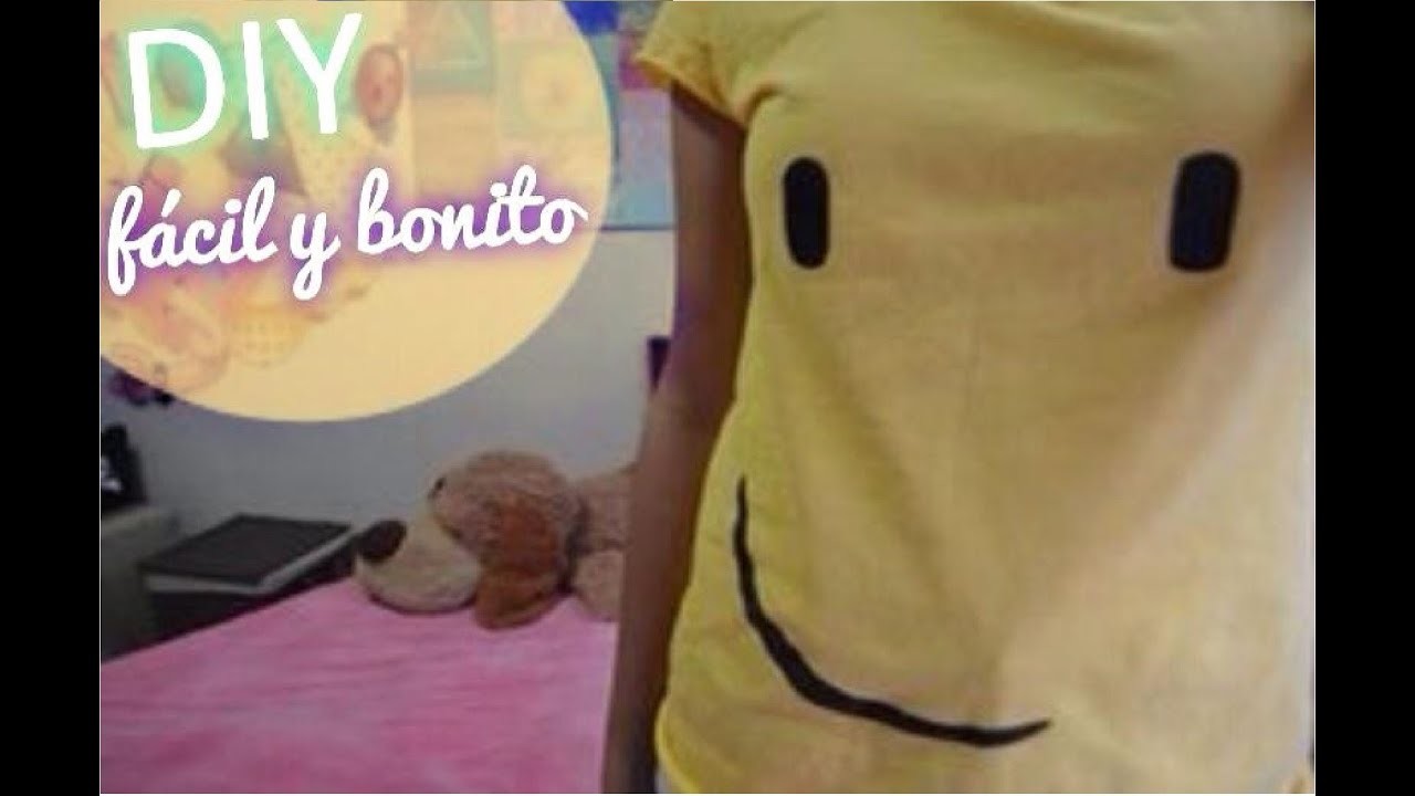 Haz una playera Facil y Bonita!- DIY Playera Emoji Sencilla