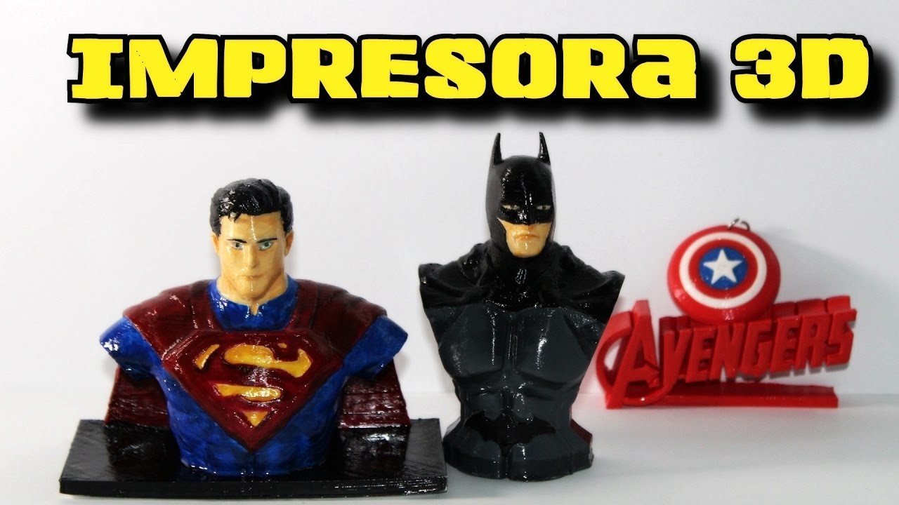 IMPRIMIENDO Y PINTANDO FIGURITAS - IMPRESORA 3D | BATMAN vs SUPERMAN | ArteMaster