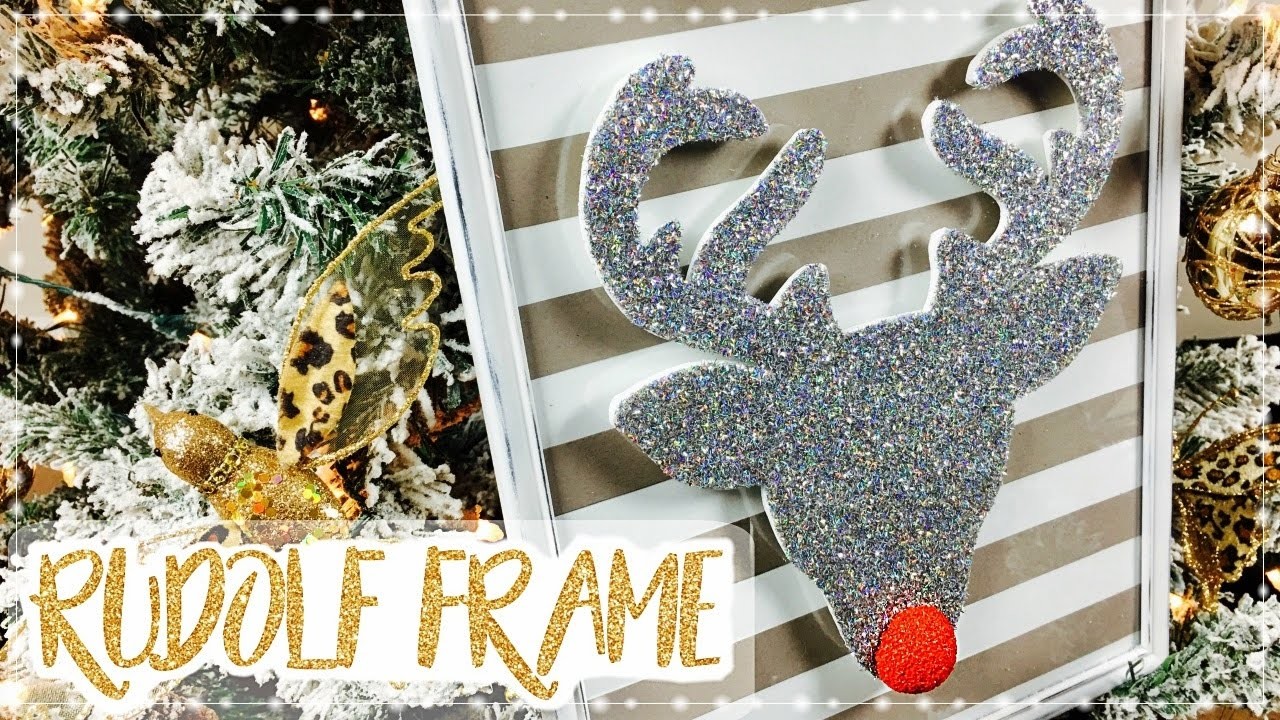 Reno Rudolf | Decoración Navideña | MOLDES GRATIS | Rudolf Frame | Christmas Decoration