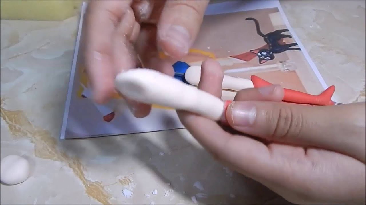 SAILOR MOON  CERAMICA AL FRIO parte1