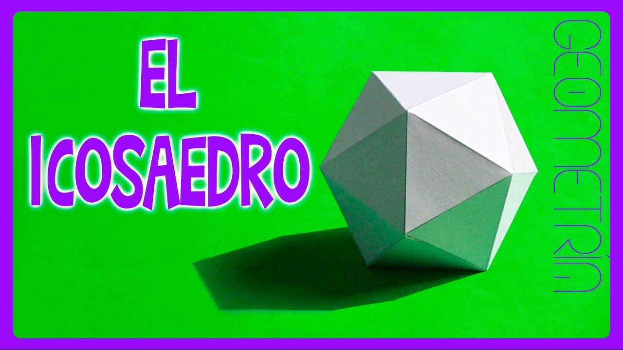 Como hacer un Icosaedro, paso a paso (simple y fácil)