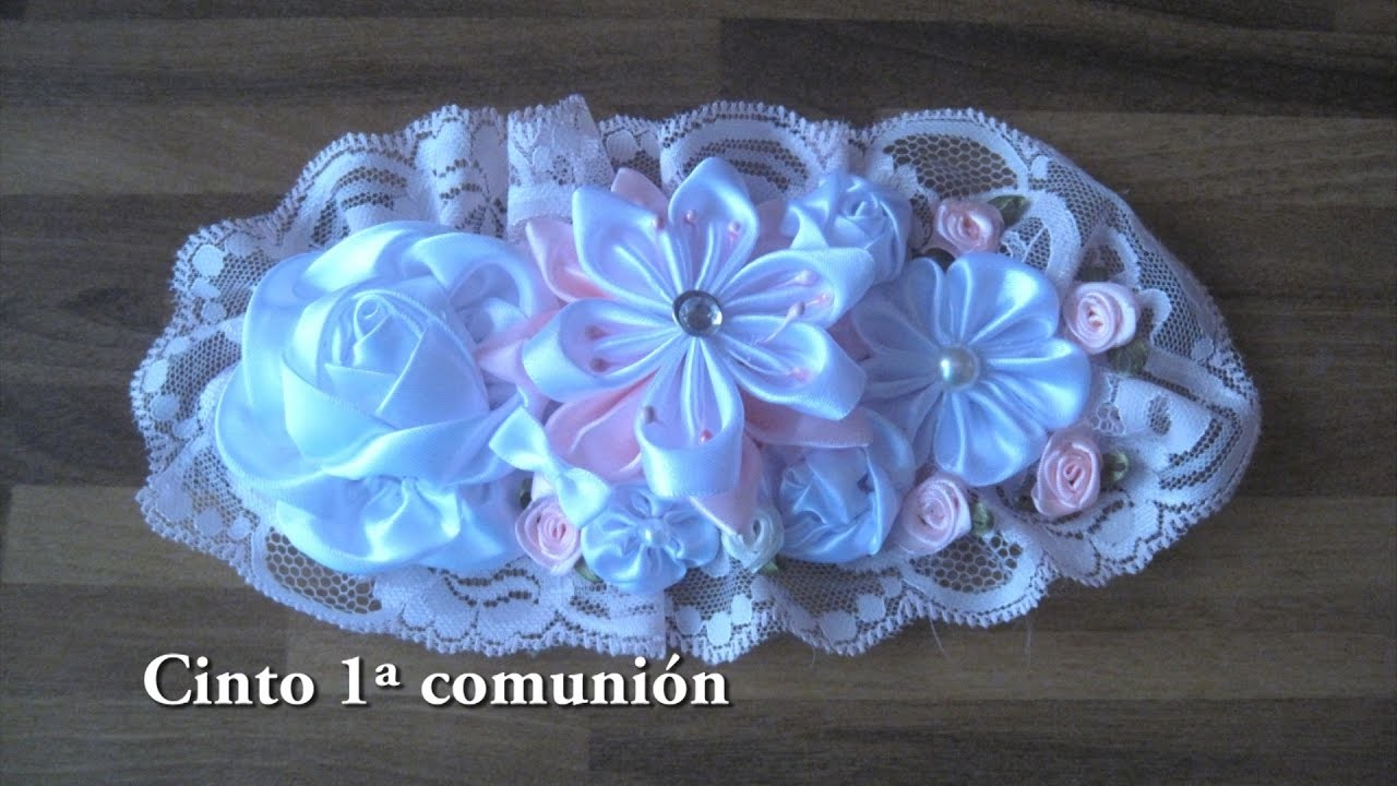 # DIY - Cinto 1ª comunión # DIY - Belt 1st Communion