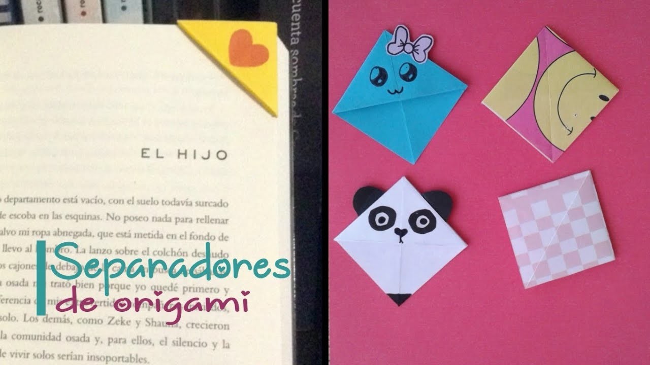 DIY | Separador de libros - Origami