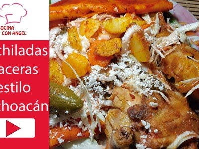 Enchiladas Placeras estilo Michoacan | Cocinando con Angel