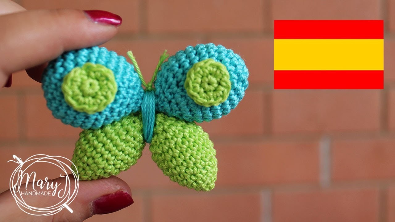 Mariposa a crochet | Amigurumi | MARYJ HANDMADE