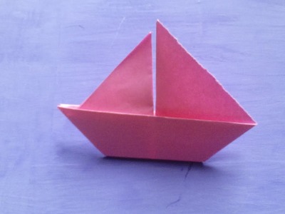 Origami - Barco velero de papel