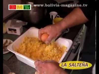 Preparando una rica Salteña boliviana - Parte II