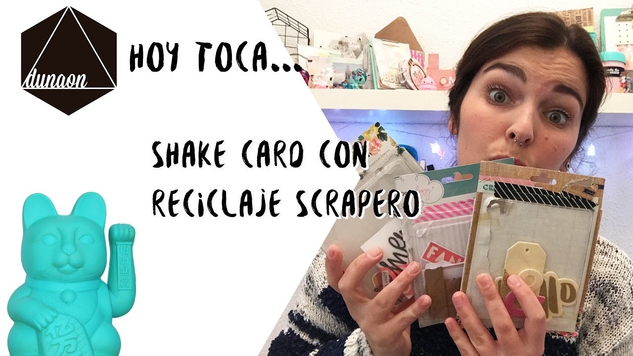Tutorial Shake Card con Reciclaje Scrapero