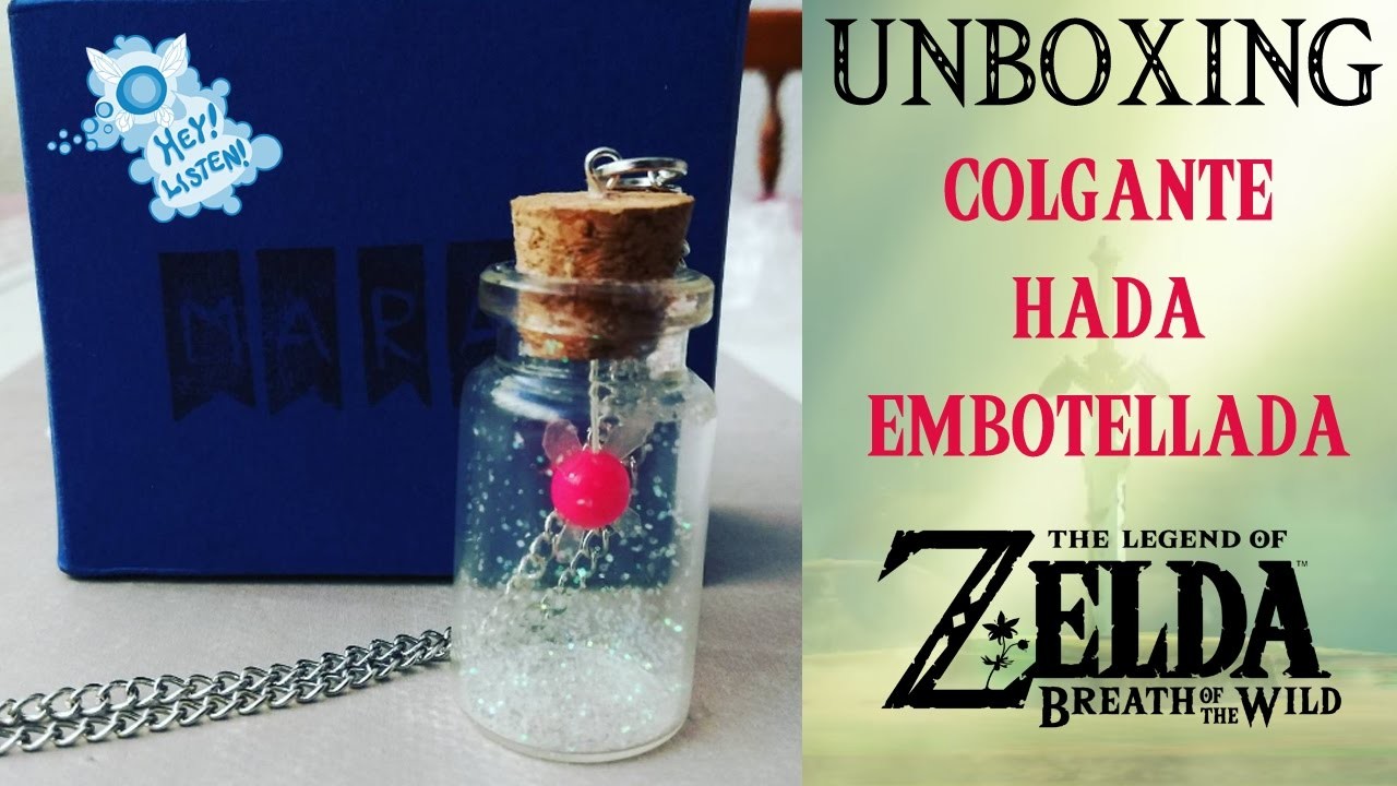 [UNBOXING] Colgante hada embotellada Zelda by @MaranCrafting