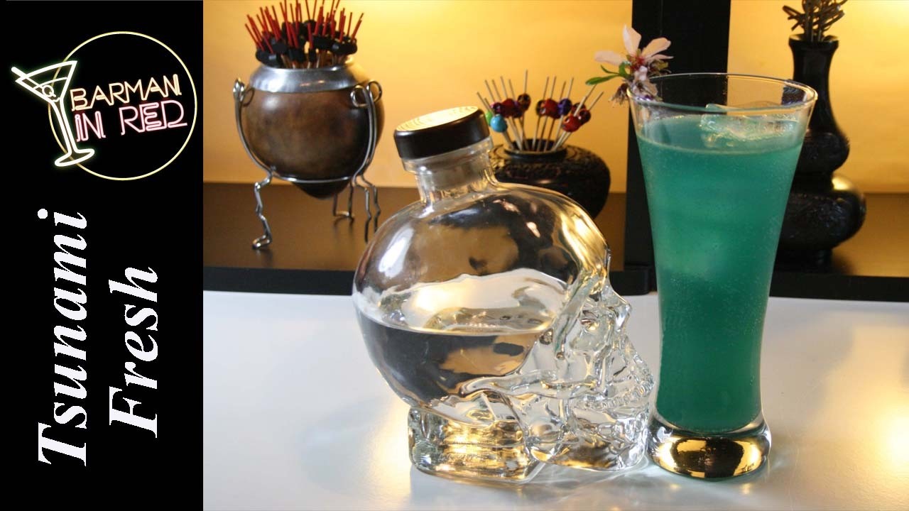 Cocteles con Vodka - como preparar el TSUNAMI FRESH
