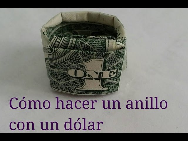 Cómo hacer un anillo con un billete