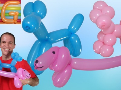 Como hacer un perro con un globo - globoflexia perro - como hacer perritos con globos