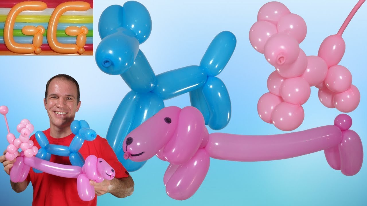Como hacer un perro con un globo - globoflexia perro - como hacer perritos con globos
