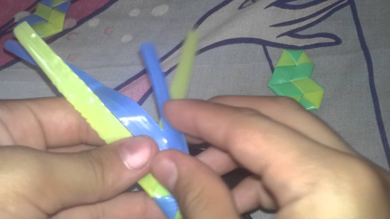 Corazones con popotes o pajitas