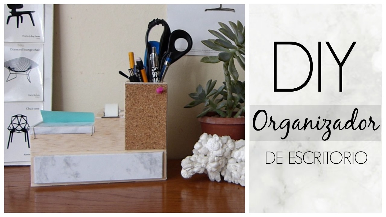 DIY | ORGANIZADOR DE ESCRITORIO