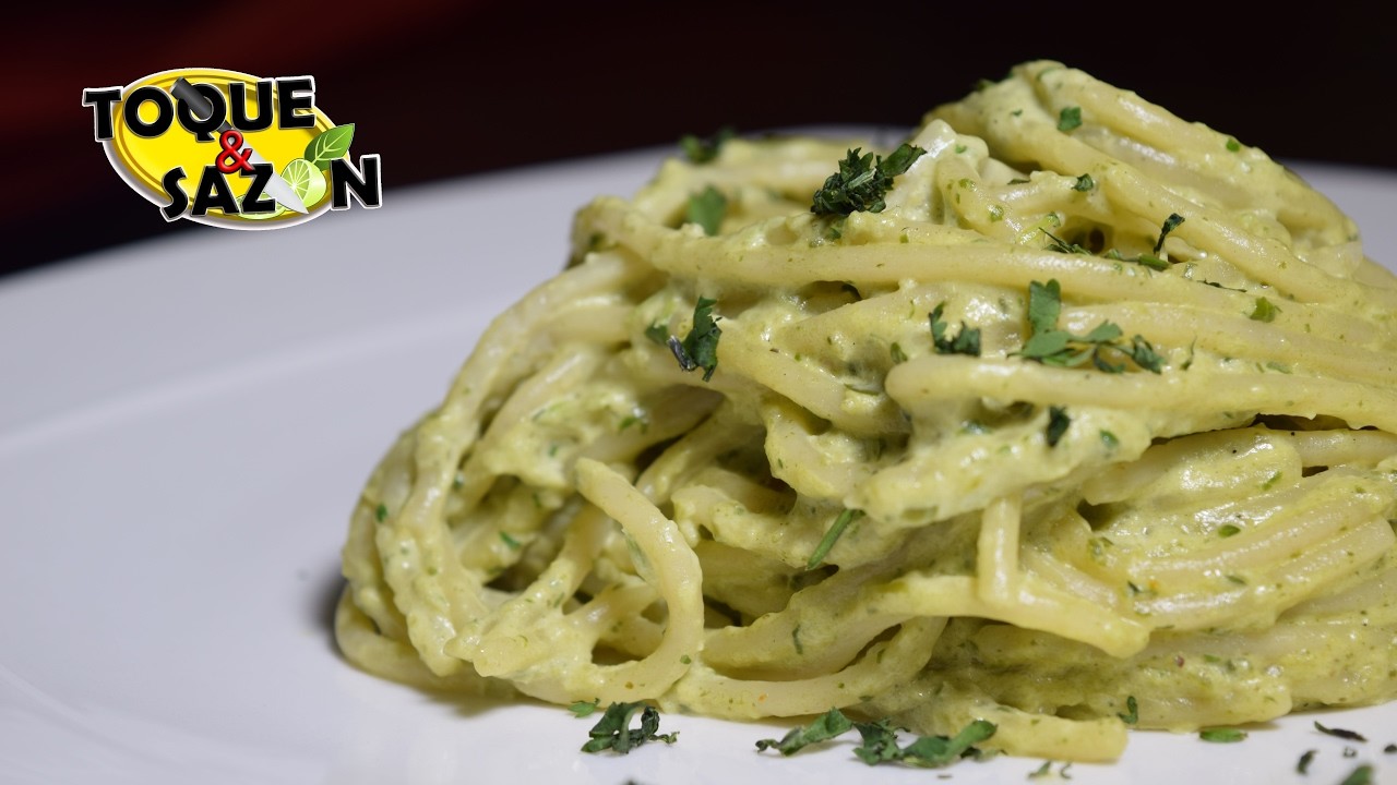 Espagueti Verde | Espagueti Poblano (Toque y Sazón)