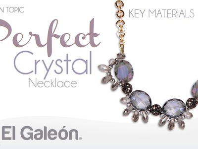 Fashion Topic El Galeón Perfect Crystal Necklace Collar con Cristales