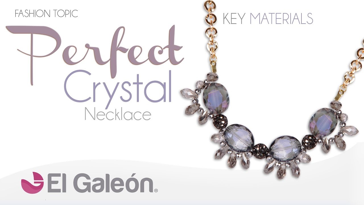 Fashion Topic El Galeón Perfect Crystal Necklace Collar con Cristales