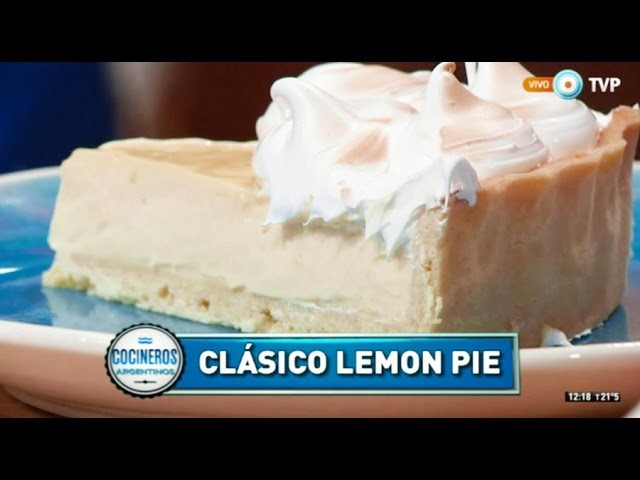 Lemon pie con crema de limón por Eugenia Guffanti