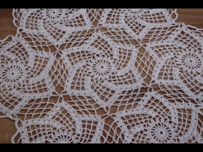 Mantel Crochet Redondo Cuadrado Rectangular paso a paso