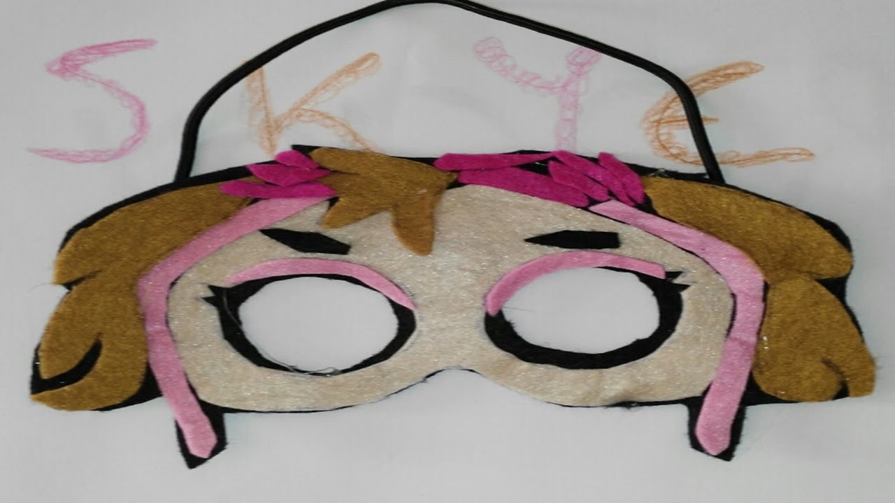 Mascara o careta de La Patrulla Canina Skye Paw Patrol Dibujos animados actuales Manolidades