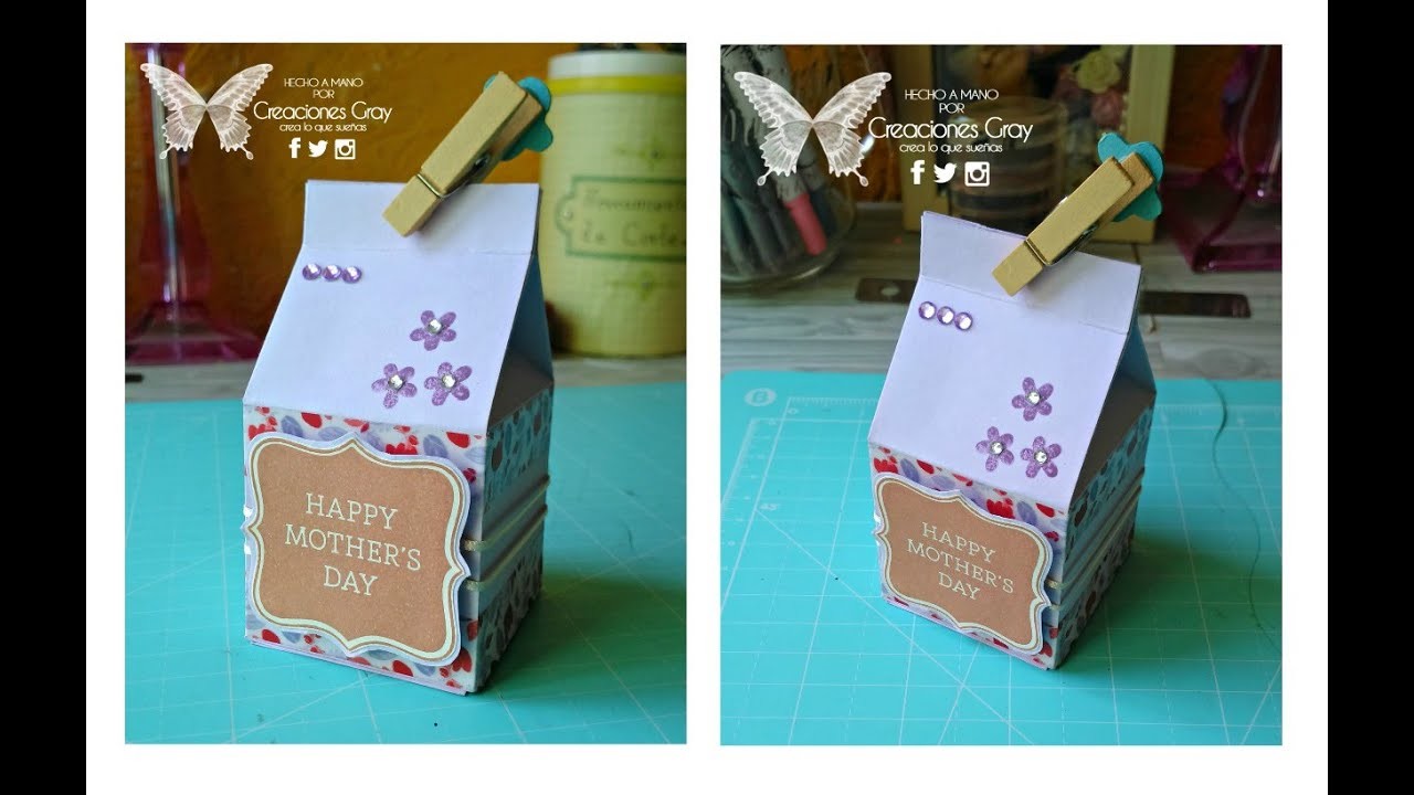 Mini tutorial Milk Box