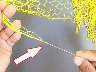 ⏩ Nudo %100 seguro para unir 2 hilos ( Knot to Knit Fishing Net )