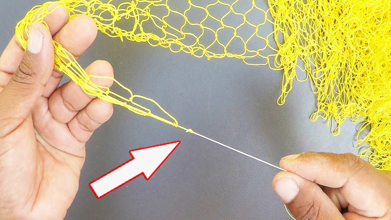 ⏩ Nudo %100 seguro para unir 2 hilos ( Knot to Knit Fishing Net )