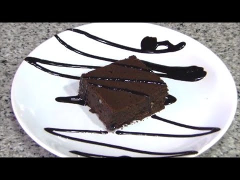Receta de brownie de chocolate sin azúcar apto para diabéticos