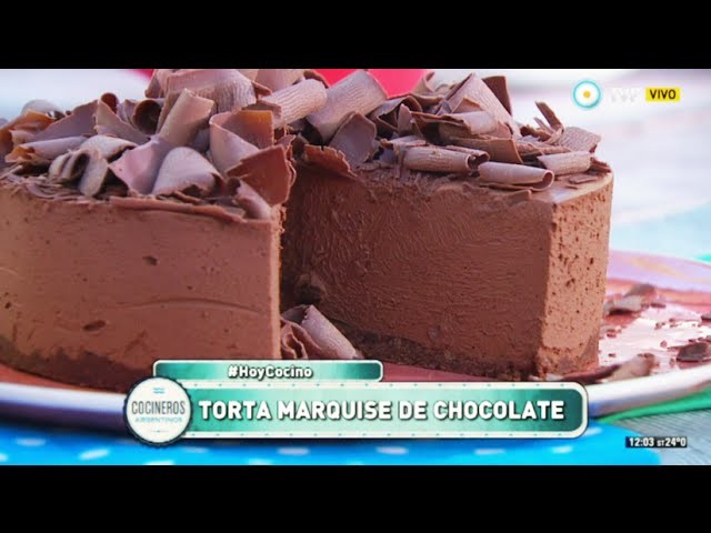 Torta marquise de chocolate