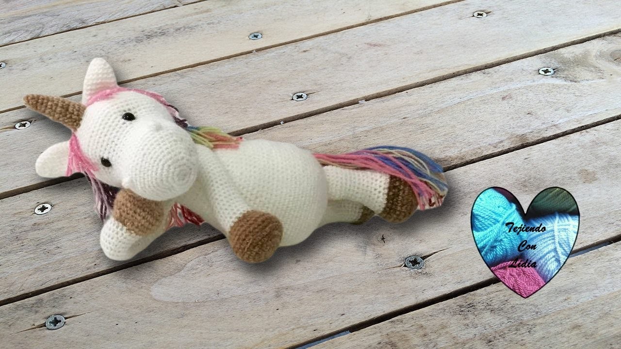 Unicornio crochet amigurumi parte 2 ????????????