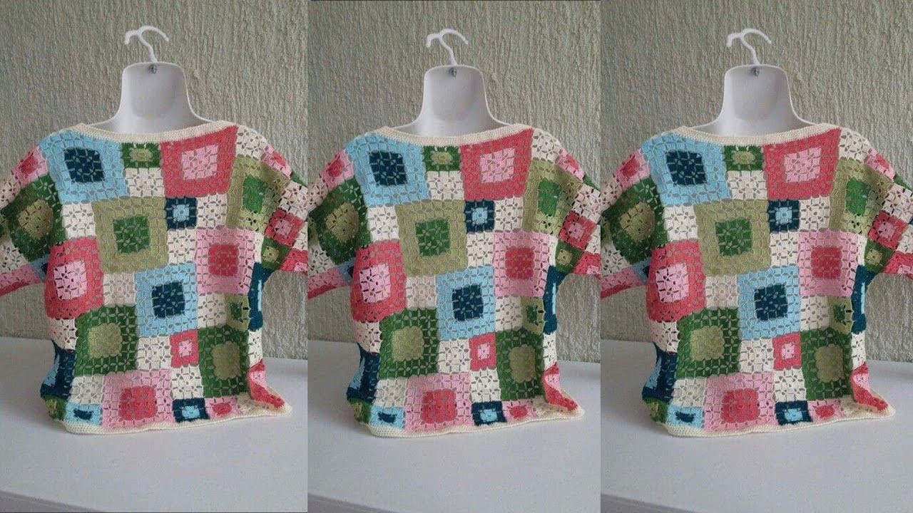 APRENDE A TEJER BLUSAS, TOP Y PLAYERAS A CROCHET Y GANCHILLO Nº 01