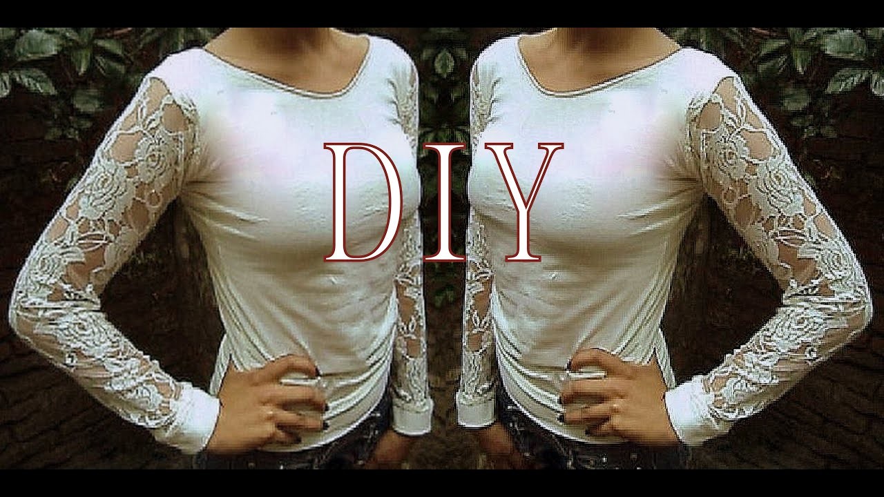 BUSO mangas de encaje - DIY