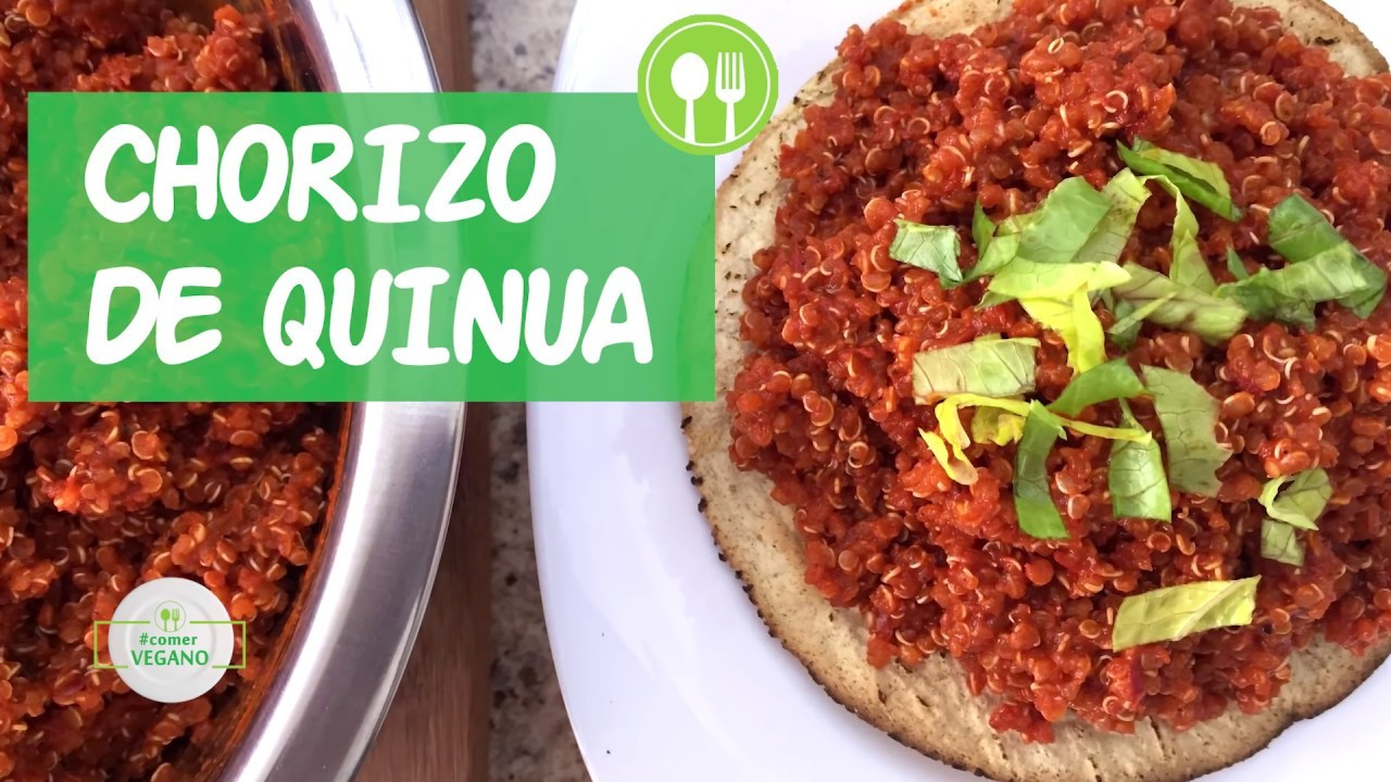 CHORIZO DE QUINUA | Comer Vegano