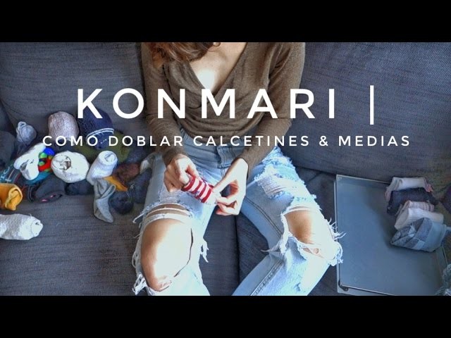Cómo doblar calcetines & medias | Método KonMari por Marie Kondo