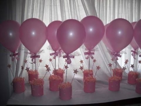 Como hacer adornos con globos para fiestas infantiles