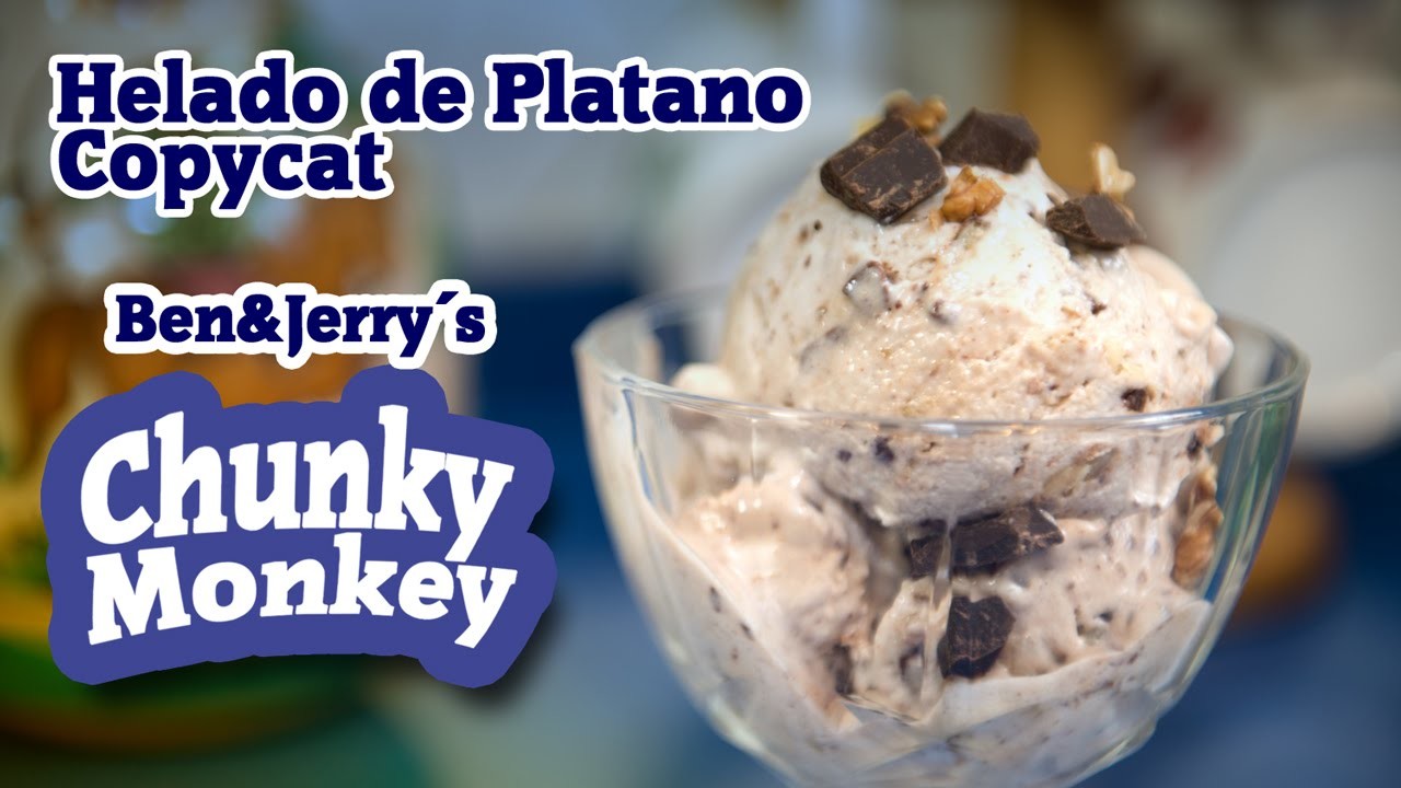 Helado de Banana con Chocolate Chips y Nueces Chunky Monkey